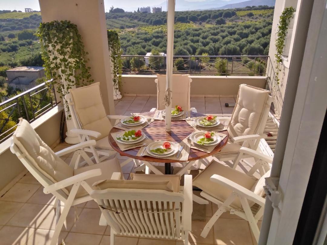 Villa Amelie-Private Pool Marathitis Bagian luar foto