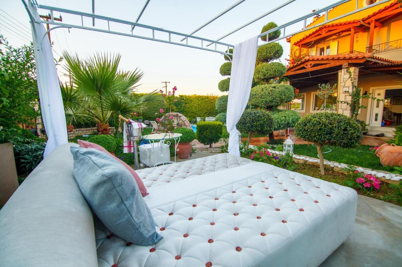 Villa Amelie-Private Pool Marathitis Bagian luar foto