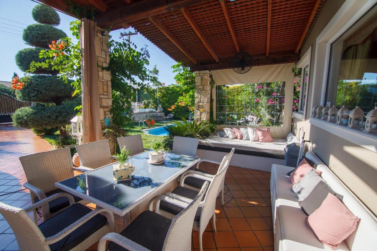Villa Amelie-Private Pool Marathitis Bagian luar foto