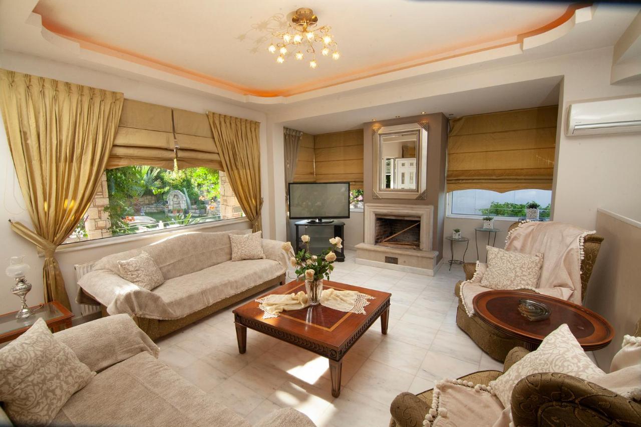 Villa Amelie-Private Pool Marathitis Bagian luar foto