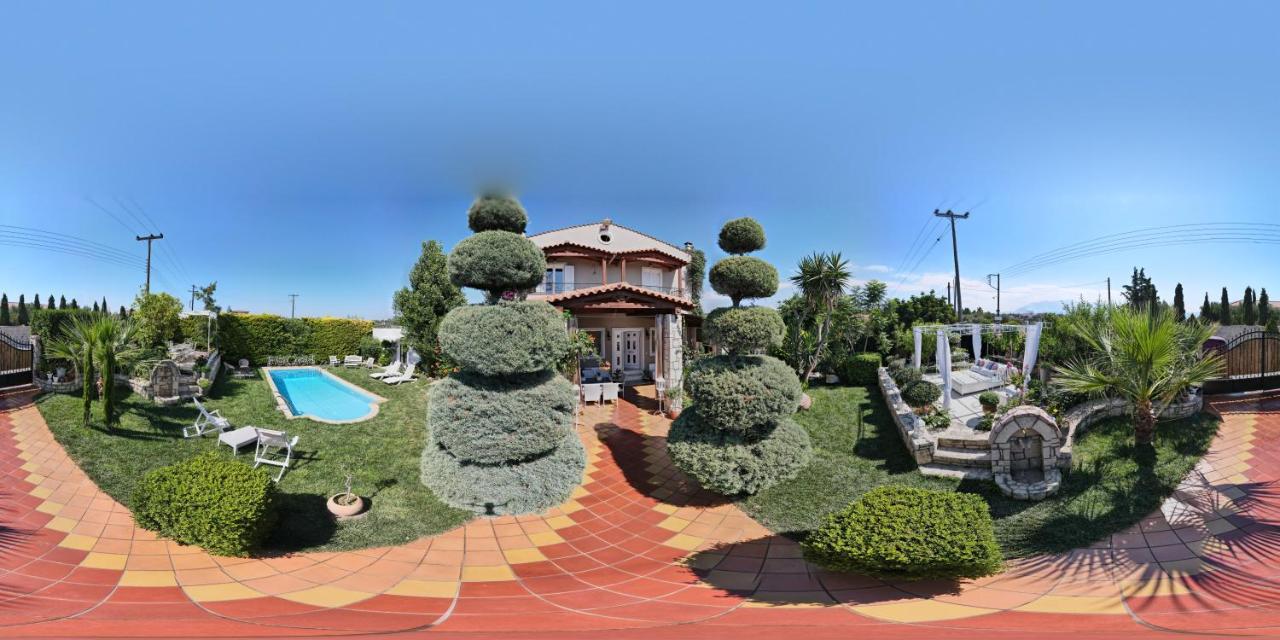 Villa Amelie-Private Pool Marathitis Bagian luar foto