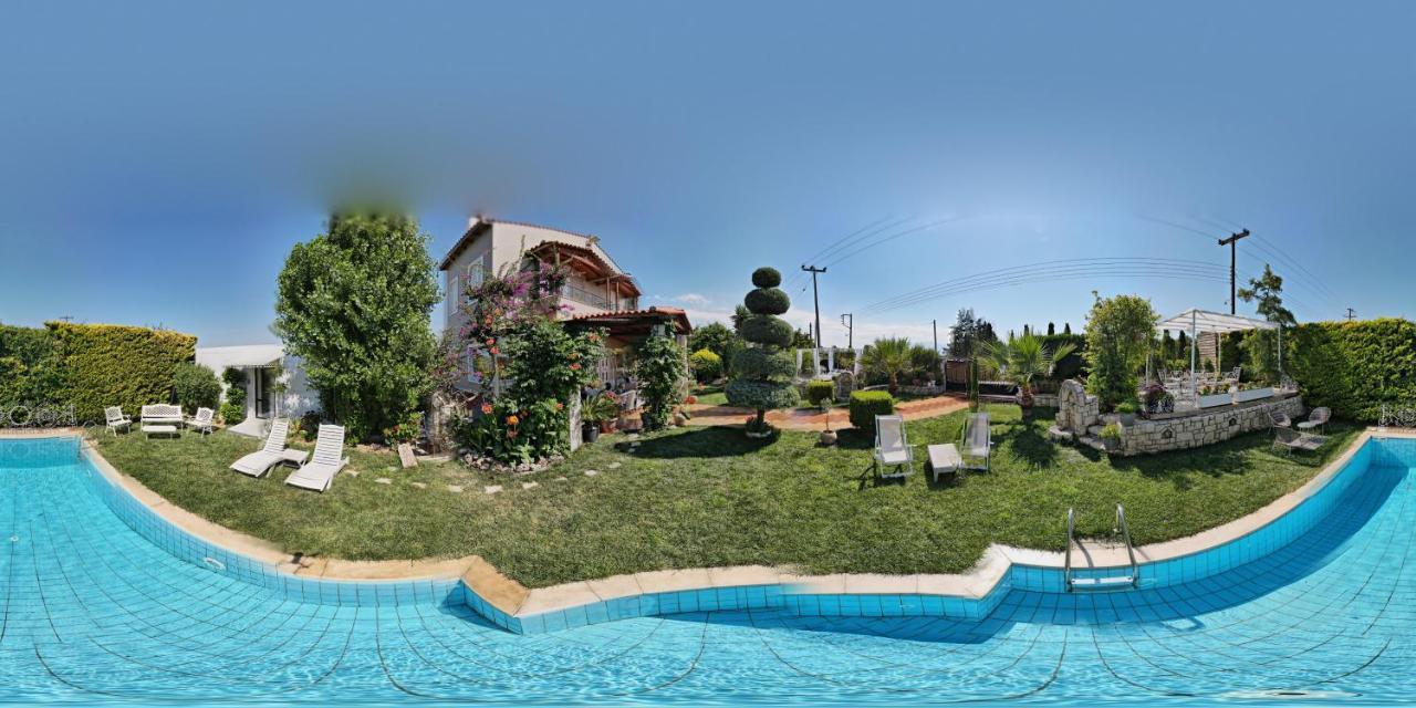 Villa Amelie-Private Pool Marathitis Bagian luar foto