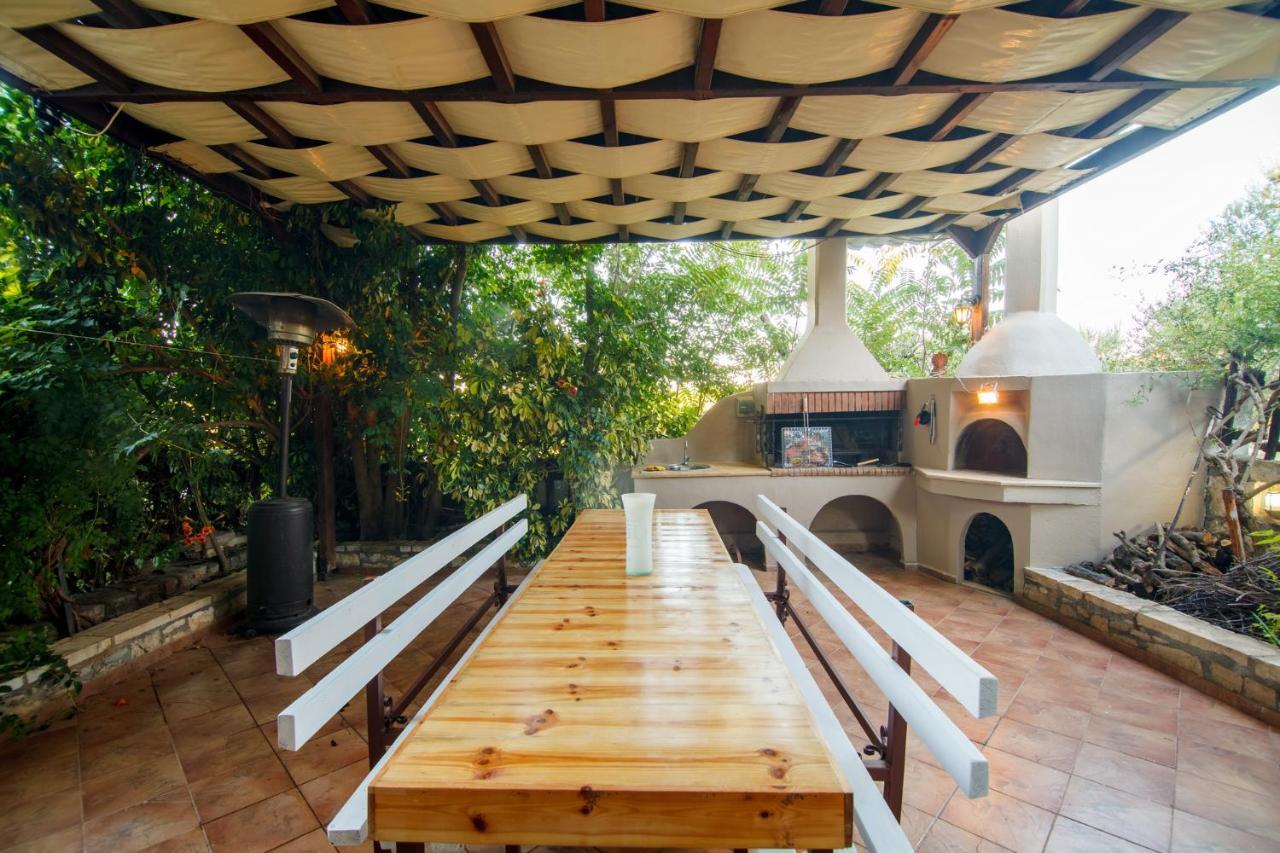 Villa Amelie-Private Pool Marathitis Bagian luar foto