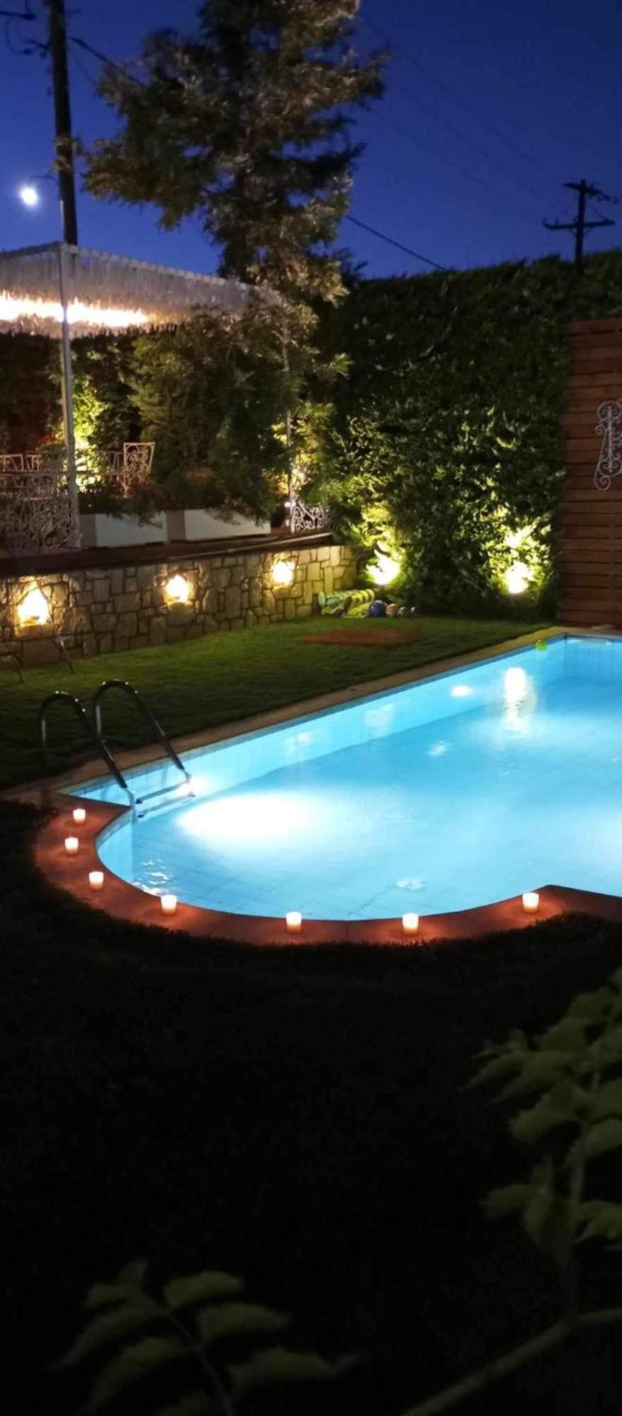 Villa Amelie-Private Pool Marathitis Bagian luar foto