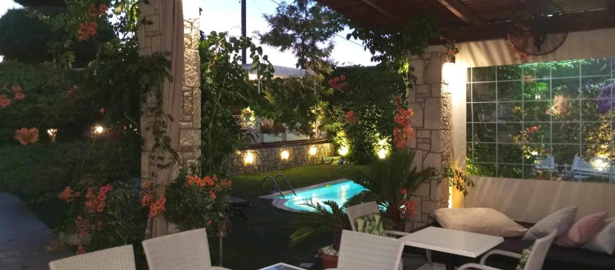Villa Amelie-Private Pool Marathitis Bagian luar foto