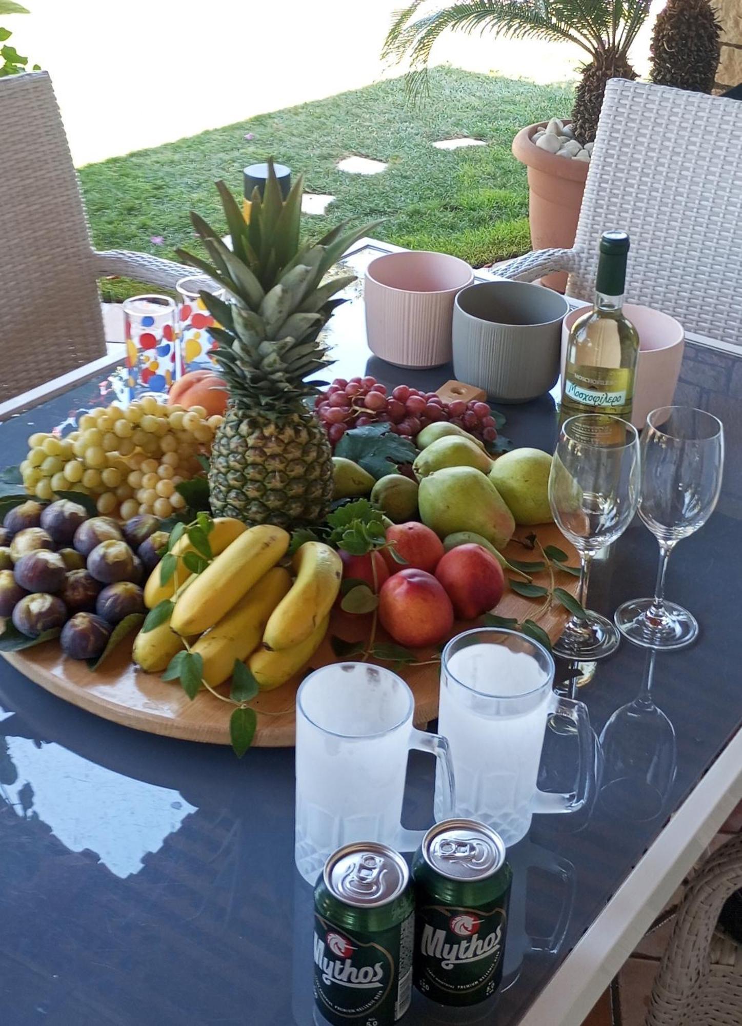 Villa Amelie-Private Pool Marathitis Bagian luar foto